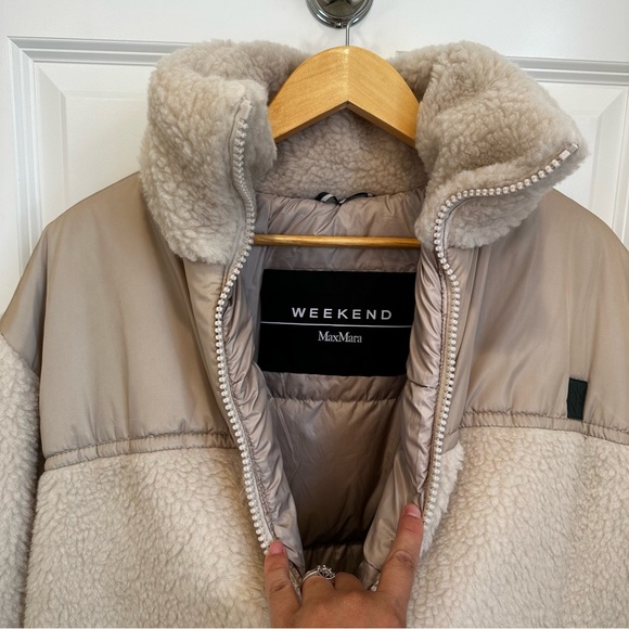 SOLD! on eBay WEEKEND MAXMARA Label-cut Anabela Logo Down Jacket.Size: IT40/US6. - Picture 10 of 16